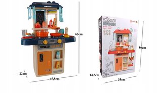 Laste köök külmiku ja gaasipliidiga Luxma 169 hind ja info | Tüdrukute mänguasjad | kaup24.ee