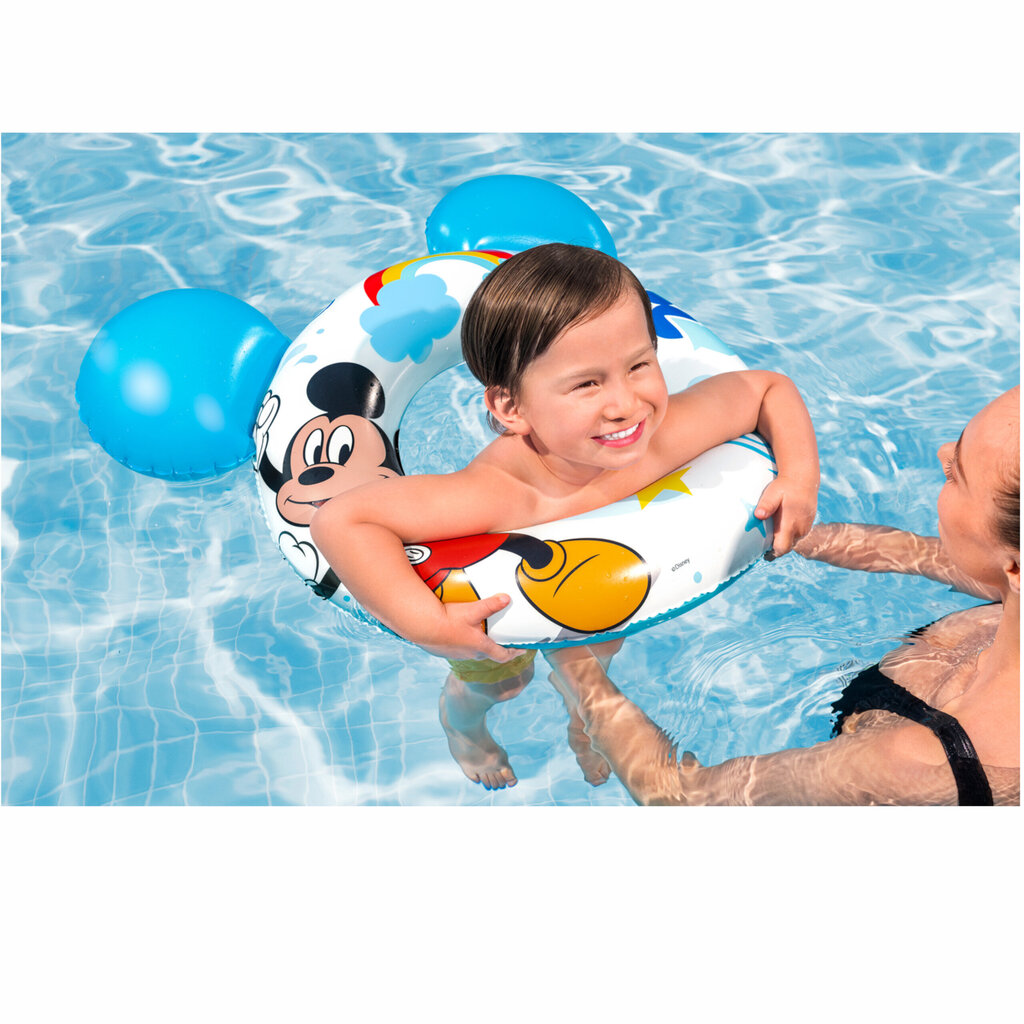 Ujumisrõngas Bestway, sinine, 76x74 cm hind ja info | Täispuhutavad veemänguasjad ja ujumistarbed | kaup24.ee