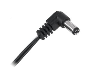 кабельный разъем угловой штекер 2,5x5,5 мм цена и информация | Кабели и провода | kaup24.ee