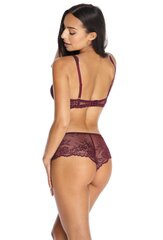 Aluspesu komplekt Mat Lingerie Cora, punane hind ja info | Rinnahoidjad | kaup24.ee