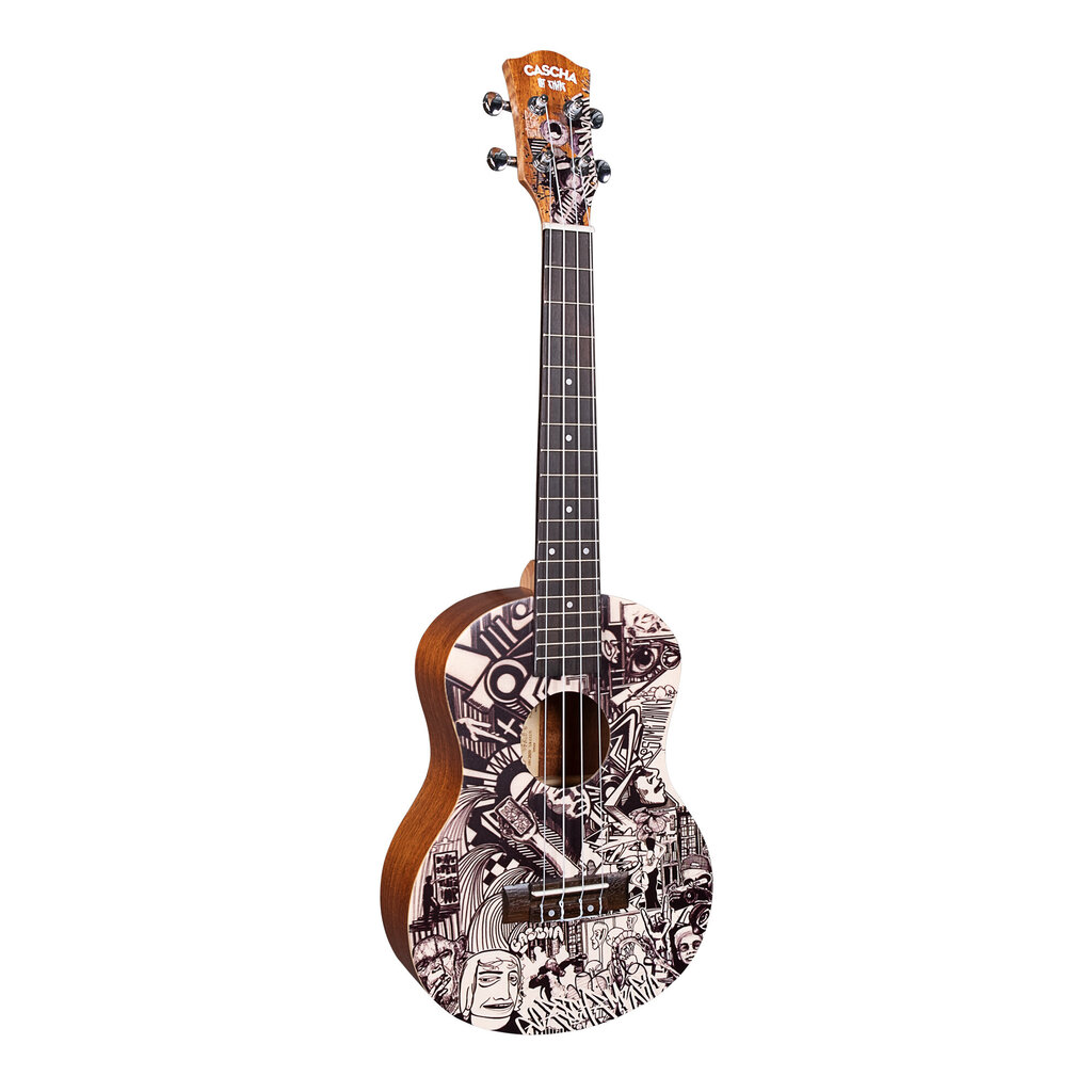 Tenor ukulele Cascha Art Sketch HH 2609 hind ja info | Kitarrid | kaup24.ee
