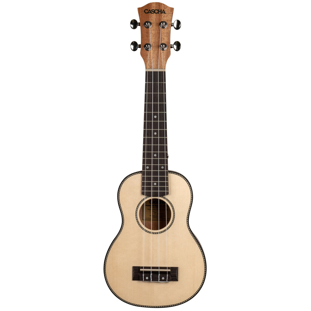 Sopran ukulele Cascha Spruce Solid Top HH 2148 цена и информация | Kitarrid | kaup24.ee