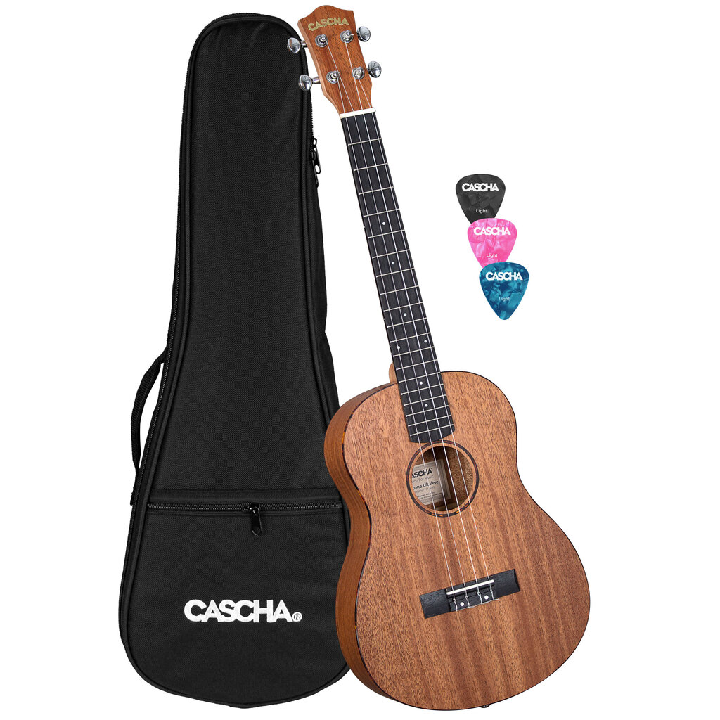 Bariton ukulele Cascha Mahogany HH 2243 hind ja info | Kitarrid | kaup24.ee