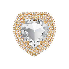 Брошь "Хрустальное Сердце" с кристаллами Swarovski™ DS00BR186 цена и информация | Броши | kaup24.ee
