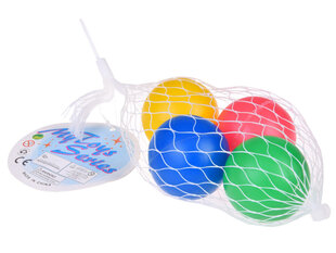 Pehmed värvilised pallid võrgus, 4 tk. hind ja info | Poiste mänguasjad | kaup24.ee