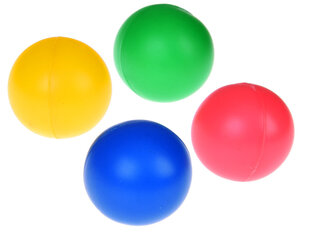 Pehmed värvilised pallid võrgus, 4 tk. hind ja info | Poiste mänguasjad | kaup24.ee