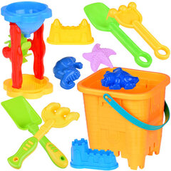 Liivamänguasjakomplekt koos erinevate tarvikutega hind ja info | Mänguasjad (vesi, rand ja liiv) | kaup24.ee