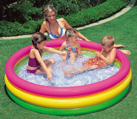 надувной бассейн для детей, радужный цена и информация | Бассейны | kaup24.ee