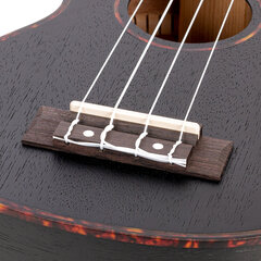 Sopran ukulele Cascha Mahogany must HH 2262 hind ja info | Kitarrid | kaup24.ee