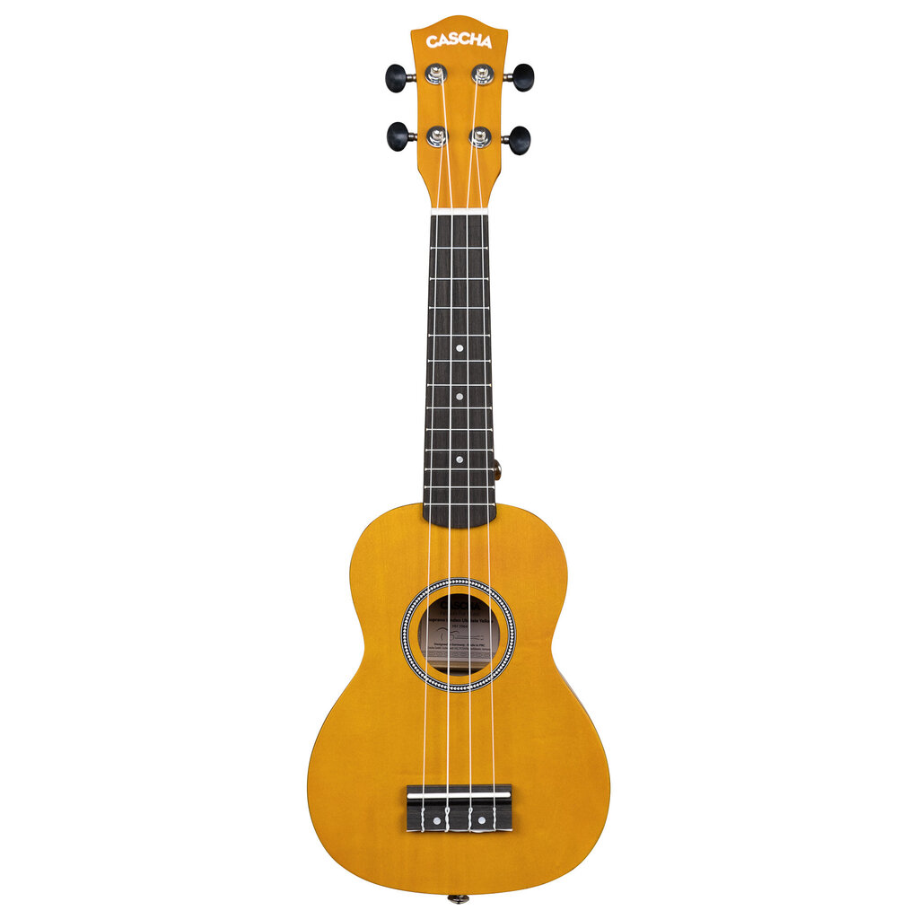 Soprano ukulele Cascha Linden kollane HH 3964 hind ja info | Kitarrid | kaup24.ee