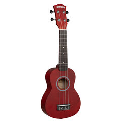 Sopran ukulele Cascha Linden punane HH 3961 hind ja info | Kitarrid | kaup24.ee