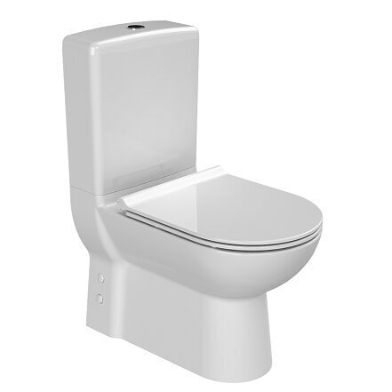 WC-pott Bella, aeglaselt sulguva kaanega цена и информация | WС-potid | kaup24.ee