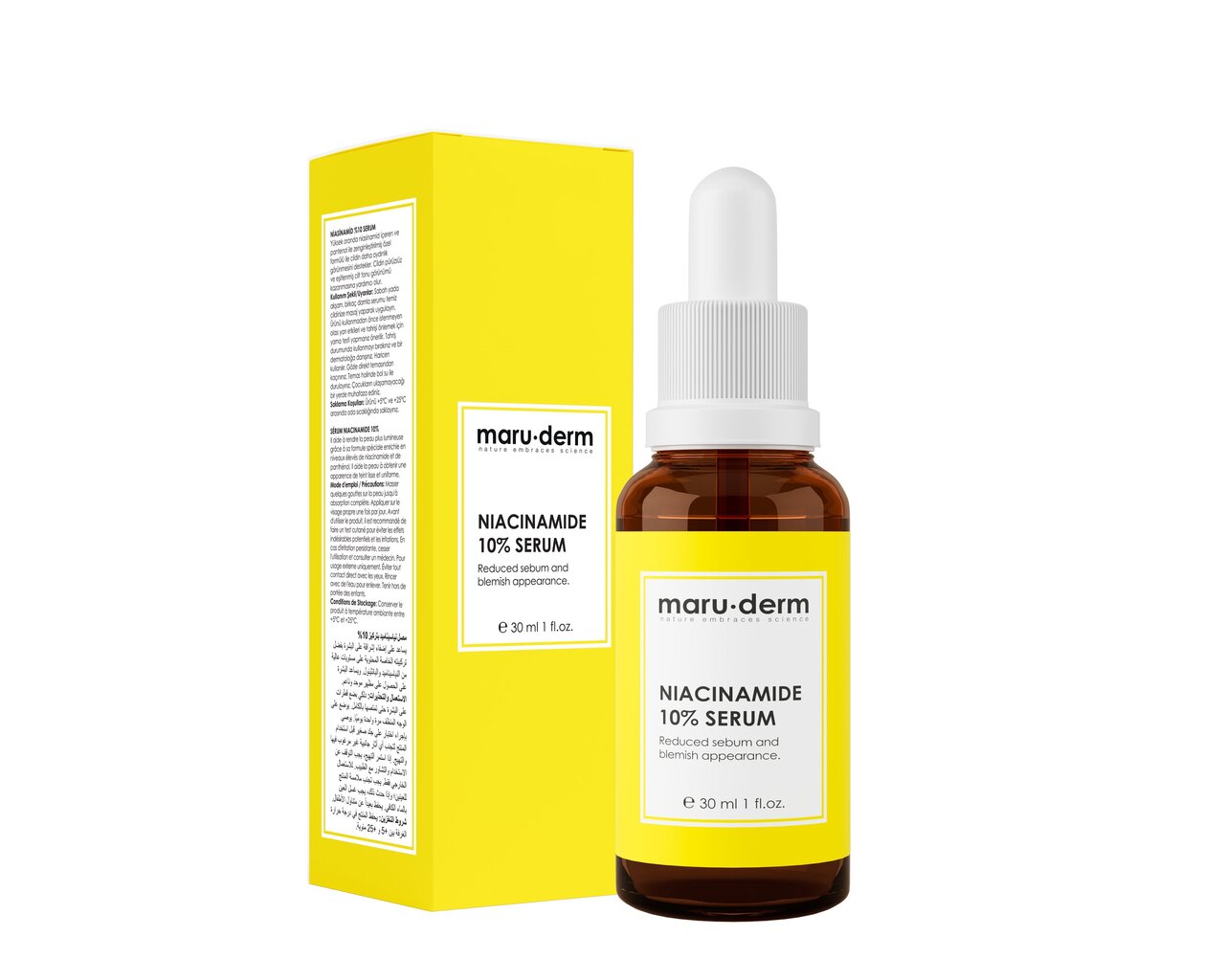 Näoseerum koos niatsiinamiidiga 10% Maruderm, 30 ml цена и информация | Näoõlid, seerumid | kaup24.ee