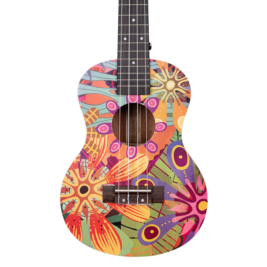 Tenor ukulele Cascha Art Flowers HH 2611 hind ja info | Kitarrid | kaup24.ee