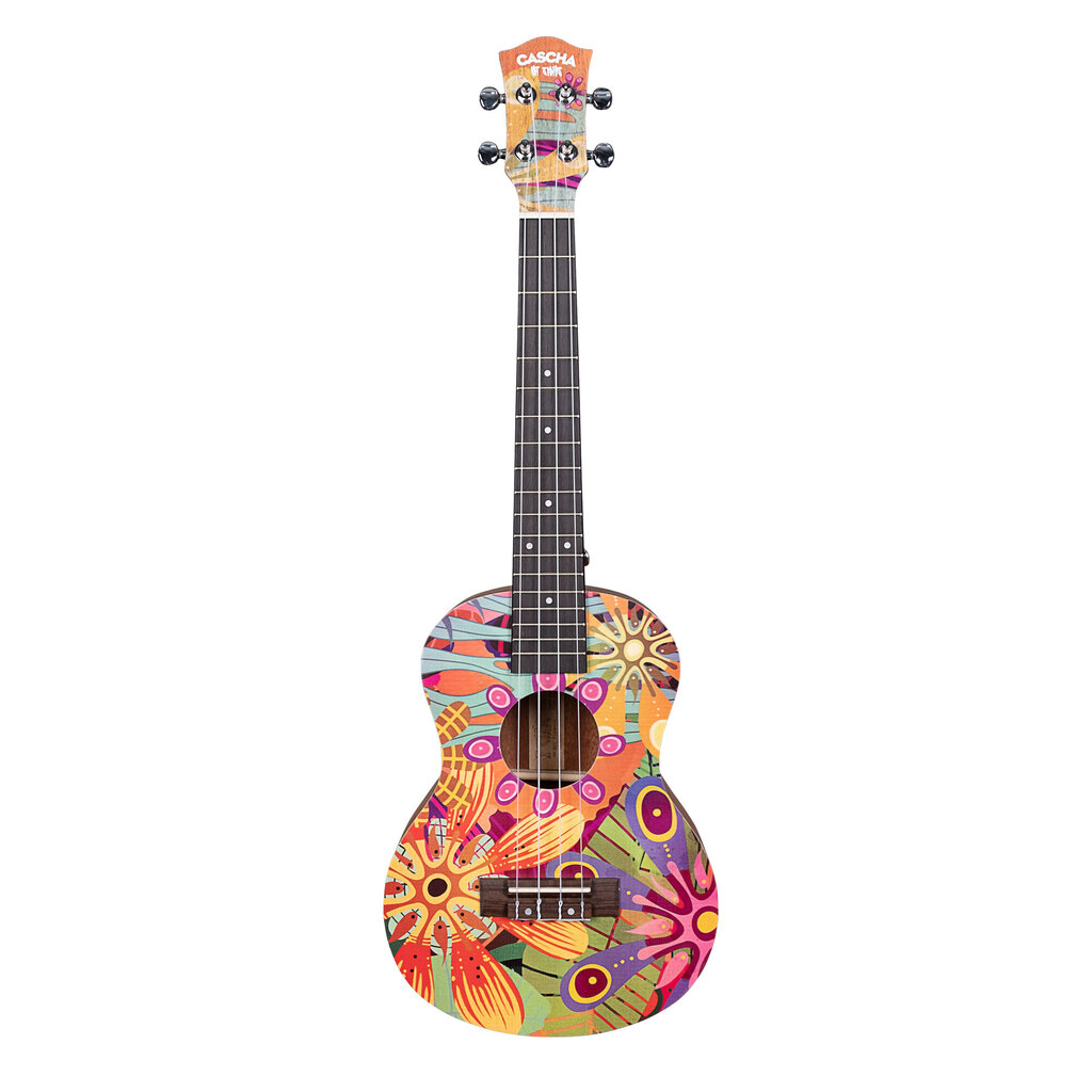 Tenor ukulele Cascha Art Flowers HH 2611 hind ja info | Kitarrid | kaup24.ee