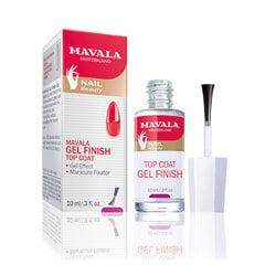 Mavala Top Coat Gel Finish - Фиксатор для ногтей с эффектом геля, 10 мл. цена и информация | Лаки для ногтей, укрепители для ногтей | kaup24.ee