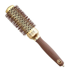 Olivia Garden Expert Blowout Shine Gold & Brown, Щетка для укладки волос с ионизацией, 35мм цена и информация | Расчески, щетки для волос, ножницы | kaup24.ee