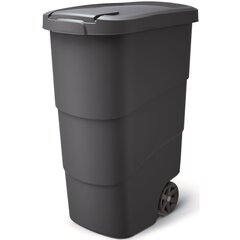 Контейнер/сумка для мусора WHEELER 110 л, черный цена и информация | Уличные контейнеры, контейнеры для компоста | kaup24.ee
