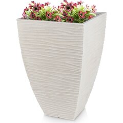 Пластиковый садовый вазон, 39x39x60 см цена и информация | Вазоны | kaup24.ee