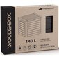 Aiakast Prosperplast Woodebox, 140 l, hall hind ja info | Kompostrid, prügikonteinerid | kaup24.ee