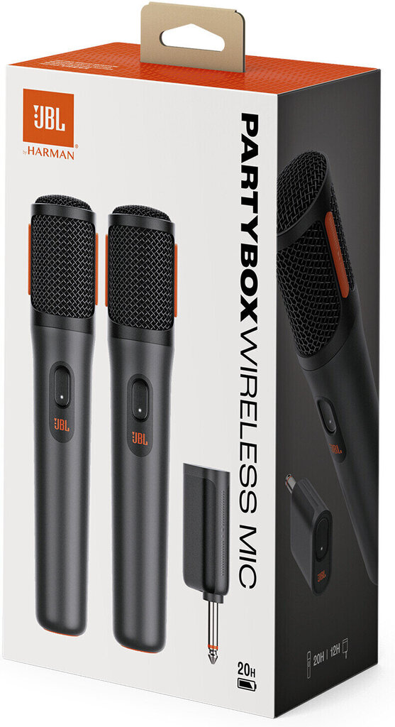 JBL PartyBox Wireless Mic Set Black hind ja info | Mikrofonid | kaup24.ee