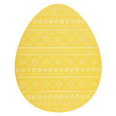 коврик для яиц из пвх 32x40 см, желтый цена и информация | Скатерти, салфетки | kaup24.ee