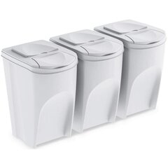набор контейнеров для мусора 3 шт. цена и информация | Мусорные баки | kaup24.ee