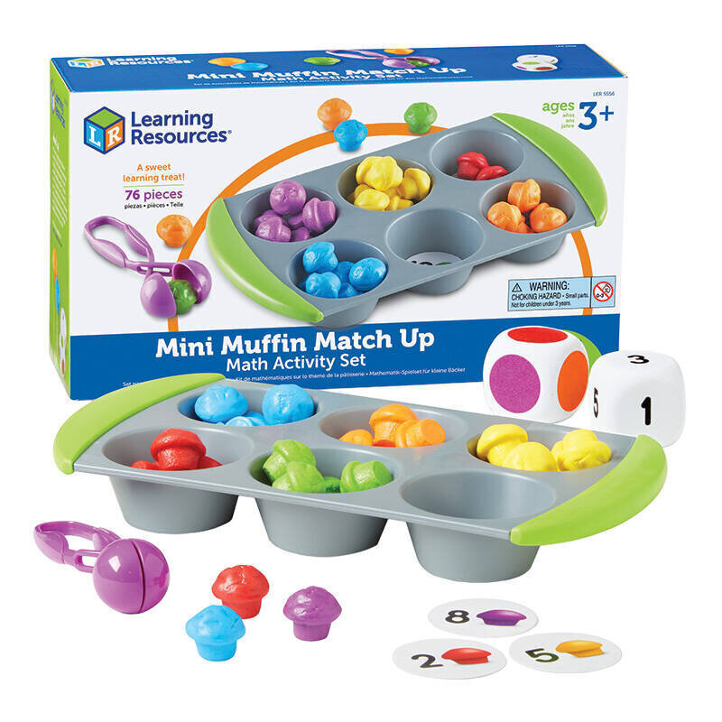 Õppemäng Mini Muffin Match Up Learning Resources LER 5556 hind ja info | Arendavad mänguasjad | kaup24.ee