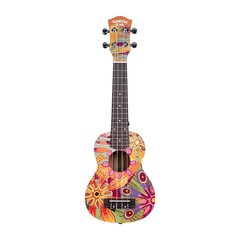 Sopran ukulele Cascha Art Flowers HH 2603 hind ja info | Kitarrid | kaup24.ee