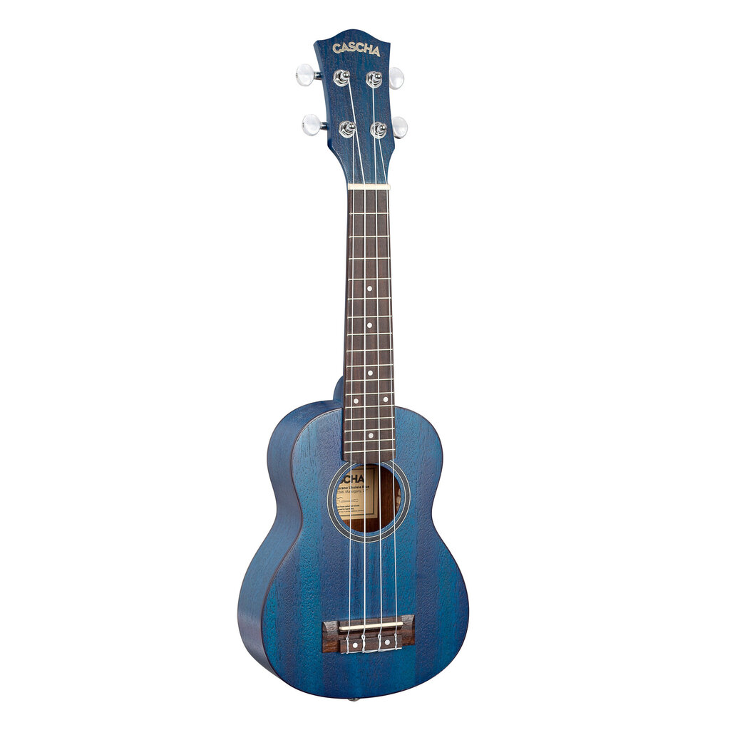 Sopran ukulele Cascha Mahogany sinine HH 2266 hind ja info | Kitarrid | kaup24.ee