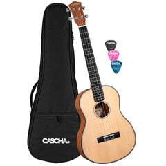 Bariton ukulele Cascha Spruce Solid Top HH 2244 hind ja info | Kitarrid | kaup24.ee