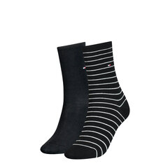 Tommy Hilfiger женские носки 2 шт., чёрные цена и информация | Женские носки | kaup24.ee