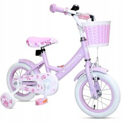 Детский велосипед Enero PRINCESS 12", розовый цена и информация | Балансировочные велосипеды | kaup24.ee