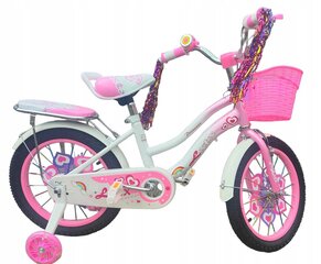 Детский велосипед Azaris LXTX 12", розовый цена и информация | Детский трехколесный велосипед - коляска с удобной ручкой управления для родителей Riff F95941 2в1, фиолетовый | kaup24.ee