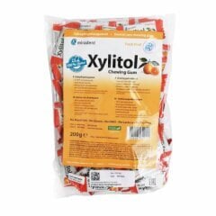 Närimiskumm Miradent Xylitol, puuviljamaitseline, 200g цена и информация | Сладости | kaup24.ee