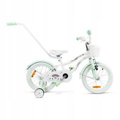 Детский велосипед Fluxar 16", белый цена и информация | Детский трехколесный велосипед - коляска с удобной ручкой управления для родителей Riff F95941 2в1, фиолетовый | kaup24.ee