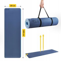 Fitness- ja joogamatt 180 cm x 60 cm hind ja info | Joogamatid | kaup24.ee