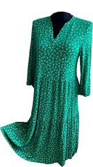 Kootud kleit naistele, VITESI, roheline цена и информация | Платья | kaup24.ee