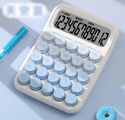 Mehaaniline kalkulaator, Elektroonika LV-2065, sinine, 1 tk hind ja info | Kirjatarbed | kaup24.ee