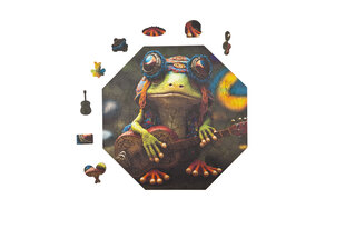 Pusle Milliwood Musical Frog, 90 detaili hind ja info | Pusled | kaup24.ee