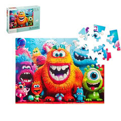 Puitpuzzle "Milliwood Puzzle" 50 tükki - Shaggy Monsters hind ja info | Pusled | kaup24.ee