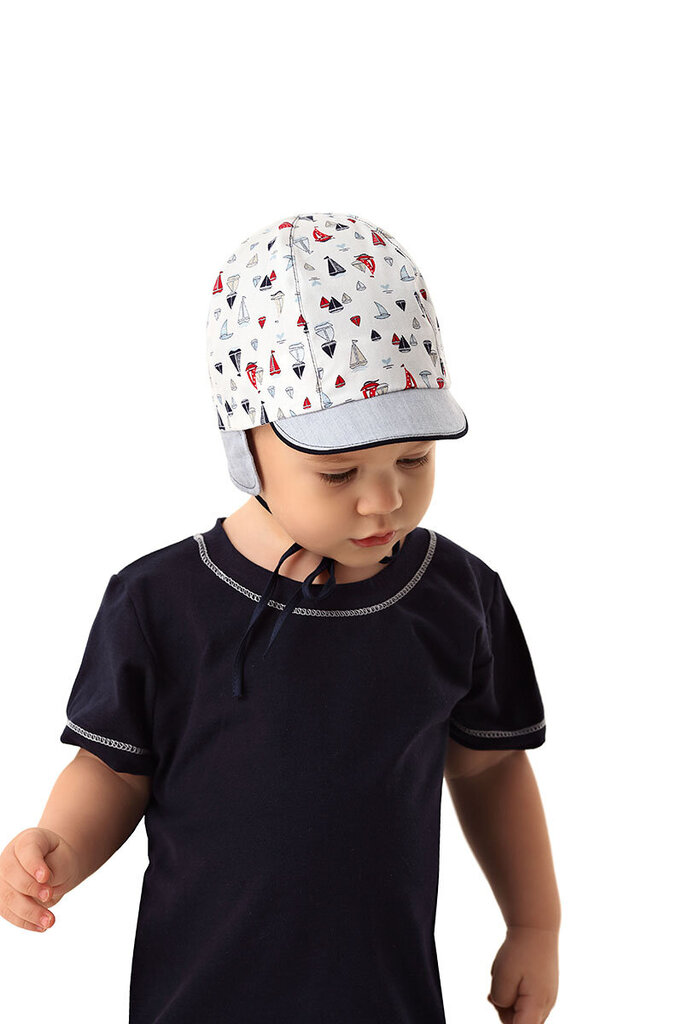 Õhuke puuvillane müts poistele ML-2790 hind ja info | Poiste mütsid, sallid, kindad | kaup24.ee