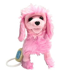 Interaktiivne koer rihma otsas kõnnib haugub liputab saba Puudel hind ja info | Tüdrukute mänguasjad | kaup24.ee