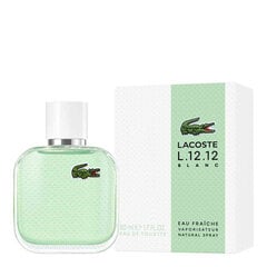 Tualettvesi Lacoste L.12.12 Blanc Eau Fraîche Edt meestele, 100 ml hind ja info | Meeste parfüümid | kaup24.ee