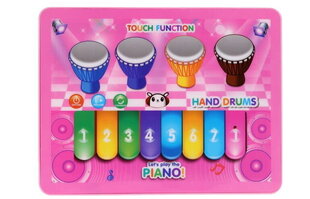 Интерактивный музыкальный планшет / пианино, барабаны для детей цена и информация | Развивающие игрушки | kaup24.ee