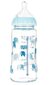 Klaaspudel Nuk First Choice+ 0-6 kuud, 240 ml, sinine hind ja info | Lutipudelid ja aksessuaarid | kaup24.ee
