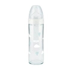 Стеклянная бутылочка Nuk First Choice+, 0-6 месяцев, 240 мл цена и информация | Бутылочки и аксессуары | kaup24.ee