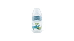 Pudel Nuk First Choice+ 0-6 kuud, 150 ml, sinine hind ja info | Lutipudelid ja aksessuaarid | kaup24.ee