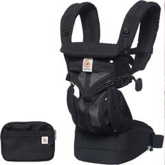 Kõhukott ERGObaby Omni 360, Onyx Black hind ja info | Kõhukotid | kaup24.ee