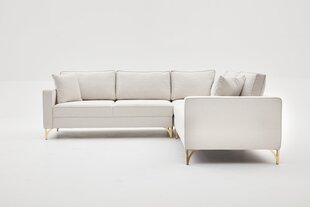 Kampinė sofa Berlin - Cream, Gold цена и информация | Угловые диваны | kaup24.ee